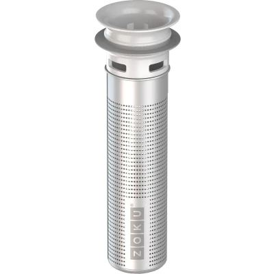 Afbeelding van Zoku Drinkfles Core Thee Infuser Roestvast Staal Zilver