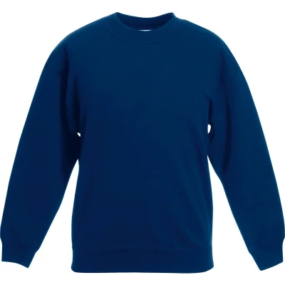 Afbeelding van Fruit Of The Loom Kids Unisex Klassieke 80/20 set in Sweater (2 stuks) (Marine)