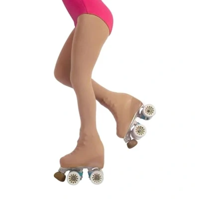 Afbeelding van CALZITALY Pack 1/2 Professionele rolschaats voor meisjes en schaatsen, 70 DEN, huidskleur, zwart, 6 jaar, 8 10 12 Made in Italy, Jaar