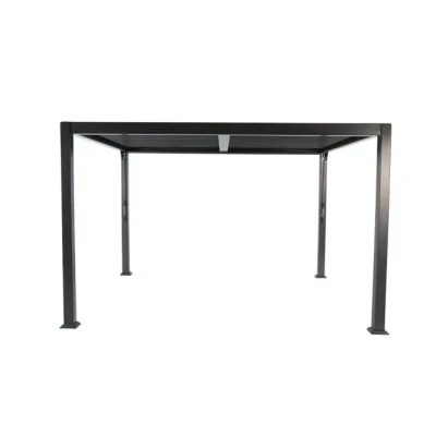 Afbeelding van Overkapping vierkant M Rota 300 x 360 cm Matt royal grey Suns