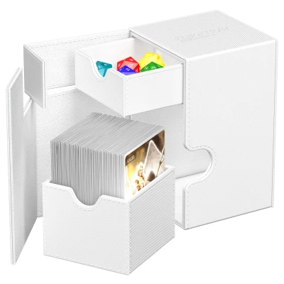 Afbeelding van Ultimate Guard Flip&#039;n&#039;Tray Deck Case 100+ XenoSkin Monocolor White