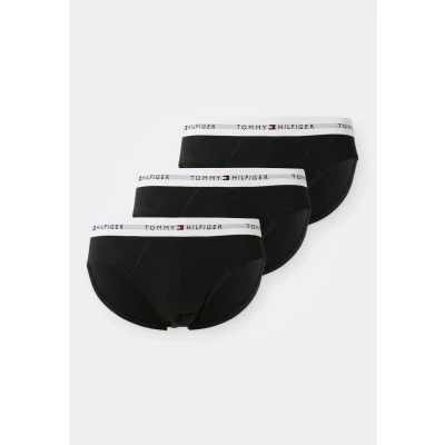 Afbeelding van Tommy Hilfiger Signature Brief 3 PACK Slip, Heren, Maat: Small, Black/white