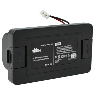 Afbeelding van vhbw Accuvervanging voor Rowenta RS RT900866 Home Cleaner Robot Zwart (2600mAh, 14,4V, Li Ion)