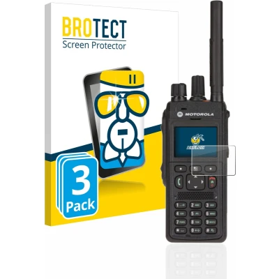 Afbeelding van BROTECT Screenprotector voor Motorola MTP3550 Folie Beschermfolie Beschermglas transparant (3 Stuks)