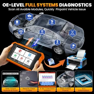 Afbeelding van LAUNCH Creader Elite 2.0 OBD2 Diagnosegerät für Benz/für Maybach/für Sprinter die gleiche Funktion wie X431 diagnosegerät, 50+ Reset Funktion,aktiver Test,ECU Codierung