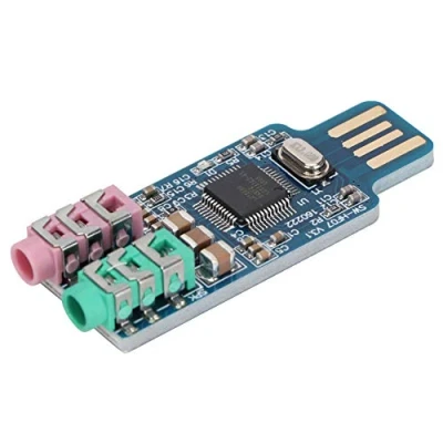 Afbeelding van Externe geluidskaart, stuurprogramma USB geluidskaart CM108 audio adapter voor computerlaptop