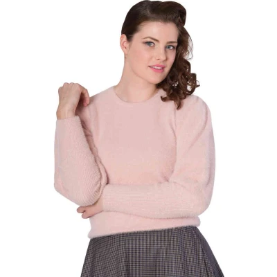 Afbeelding van Dancing Days LUXURY SOFT Gebreide trui XL Roze