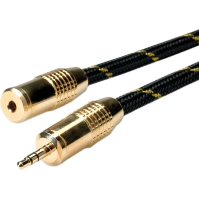Afbeelding van ROLINE GOLD 3,5mm audio verlengkabel Male/Female, 10 m
