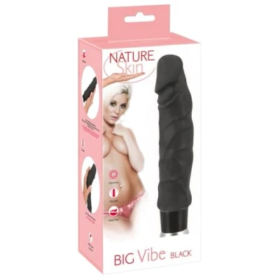 Afbeelding van Vibrerende Dildo met Geaderde Schacht