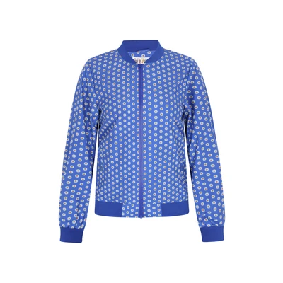 Afbeelding van myMo ATHLSR Tussenjas blauw / rood wit