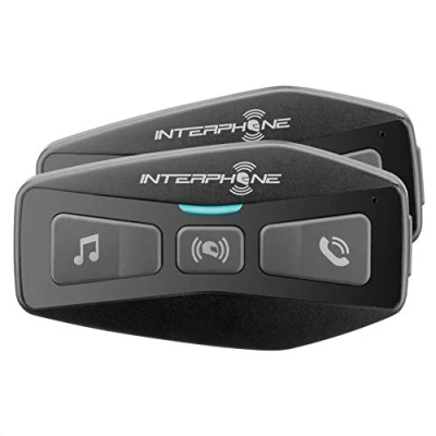 Afbeelding van Interphone U com 2 Bluetooth communicatiesysteem Double Pack, zwart