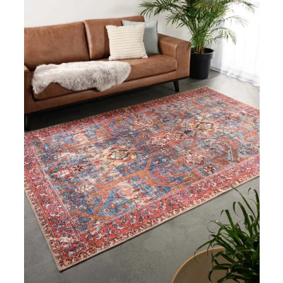 Afbeelding van Vintage Vloerkleed Fade Opulence Rood 152x230 Cm
