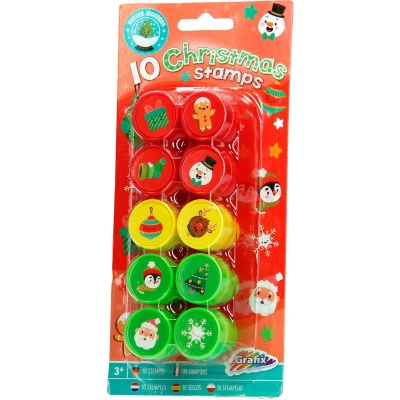 Afbeelding van Grafix XMAS Stempels, 10dlg.