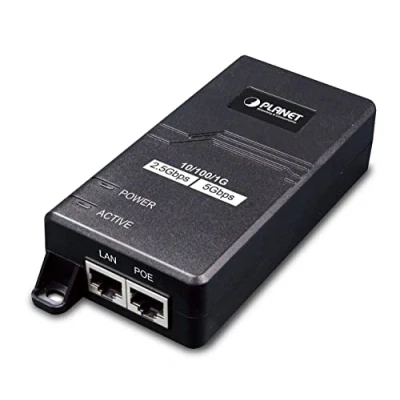 Afbeelding van Planet Single Port Multigigabit (802.3at (PoE+), 30 W), PoE injector