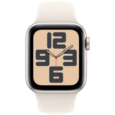 Afbeelding van Apple Watch SE Cellular 40mm Starlight Aluminium Sport Band M/L (150 200mm)