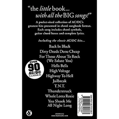 Afbeelding van MusicSales The Little Black Songbook AC/DC