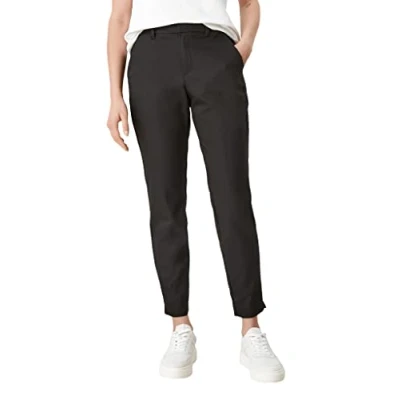Afbeelding van s.Oliver Shape Ankle Broek, Dames, Maat: 34, Black
