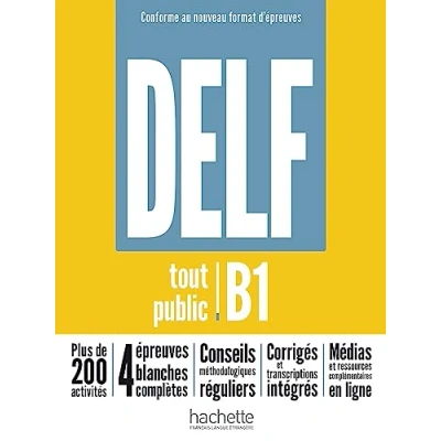 Afbeelding van DELF tout public Nouveau format d&#039;épreuves (B1): Audios en téléchargement