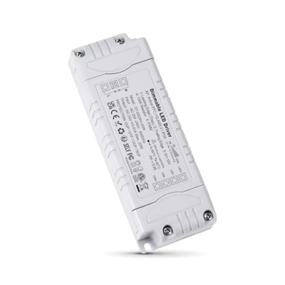 Afbeelding van REYLAX LED Transformator 24V Dimbaar 20W 0.85A Superdunne Ledtransformatoren AC 230V naar DC Voeding Driver Trafo Laagspanningstransformator voor Ledlampen Ledstripverlichtin