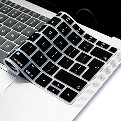 Afbeelding van (EU) Keyboard bescherming Geschikt voor MacBook Pro (2016 2020) zonder Touchbar Zwart