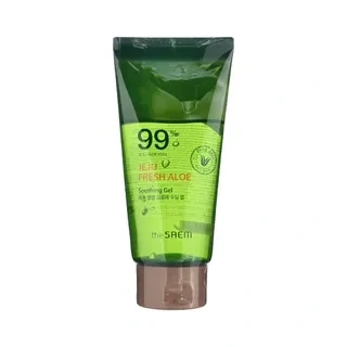 Afbeelding van The SAEM Jeju Fresh Aloë ALOESE GEL 99% verzachtend in een tube