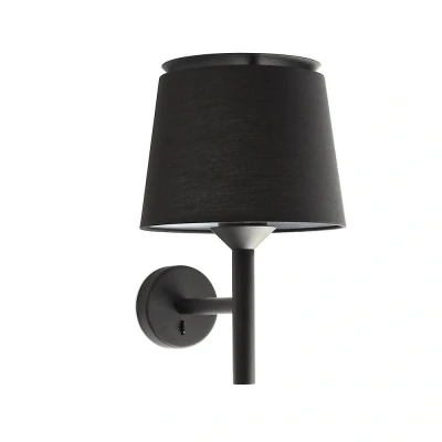 Afbeelding van Faro Lighting Savoy Wandlamp met Shade Black, E27