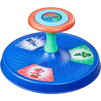 Afbeelding van Playskool PJ Masks Sit &#039;n Spin Muzikaal Klassiek Spinning activiteitsspeelgoed voor peuters vanaf 18 maanden (exclusief Amazon)
