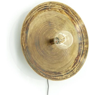 Afbeelding van Wandlamp By Boo Horus Large Gold