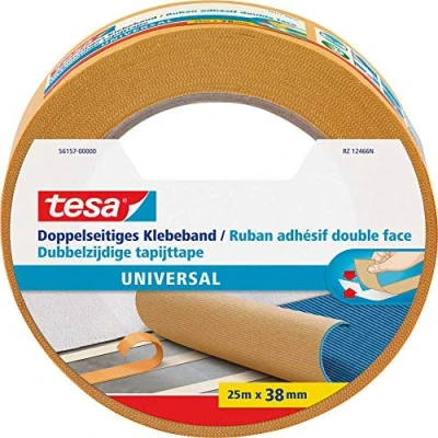 Afbeelding van tesa UNIVERSAL 56157 00000 11 Dubbelzijdige tape Zwart (l x b) 25 m 38 mm 1 stuk(s)