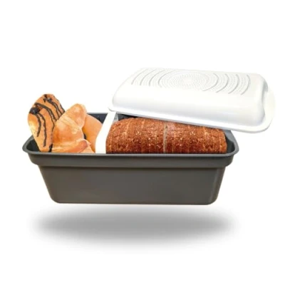 Afbeelding van STARLYF Bread Magic Broodtrommel, met ademend membraansysteem, effectieve opslag, broodopslag, design (32 x 17,5 15 cm)