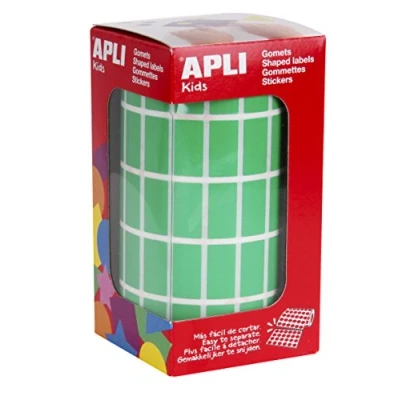 Afbeelding van APLI Kids rechthoekig 20 x 10 mm rectángulo groen