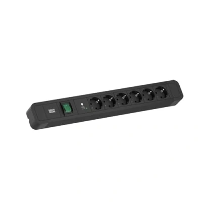 Afbeelding van Bachmann, Stekkerdoos, 350.020 (6 x, CEE 7/3, 2 m)