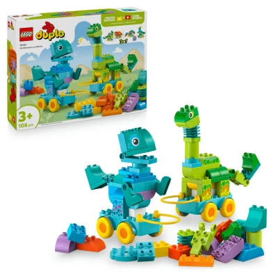 Afbeelding van LEGO 10451 Dinos auf Rädern 3 in 1 Set (10451)