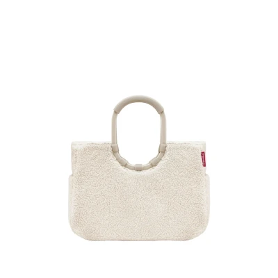 Afbeelding van reisenthel loopshopper L stabiele tas met praktische vakken van gerecyclede PET flessen charmant en waterafstotend design goud, teddy zand,
