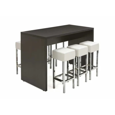 Afbeelding van Statafel of bartafel 220cm x 80cm breed kleur Donker Eiken