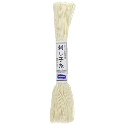Afbeelding van Olympus OS 2 Ivoor 20m Skein Sashiko Draad