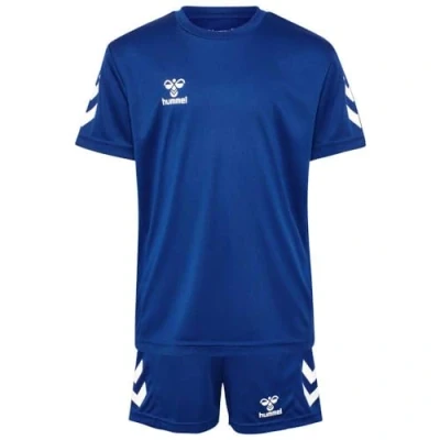 Afbeelding van Hummel LOGO SET Tshirt print voor kinderen, Maat: 116, True blue