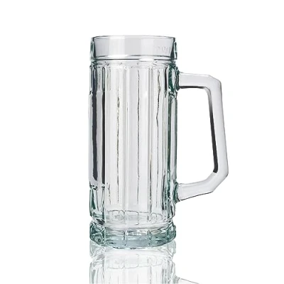 Afbeelding van Stölzle Gambrinus Bierpul met overmaatse glazen, set van 6 bierpulgen, 0,5 liter, stevige bierkan frisdrank, limoenglas, l, vaatwasmachinebestendig