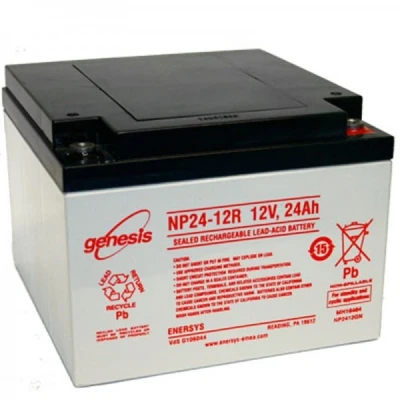 Afbeelding van Hawker Enersys Genesis NP24 12R accukabel PB 12Volt 24Ah