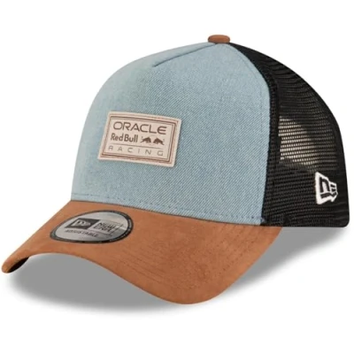 Afbeelding van New Era Red Bull Austin 9Forty AFrame Trucker Verstelbare Unisex Cap, marineblauw, Eén Maat