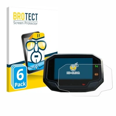 Afbeelding van BROTECT Screenprotector voor Kawasaki Versys 650 2022+ Folie Beschermfolie transparant (6 Stuks)