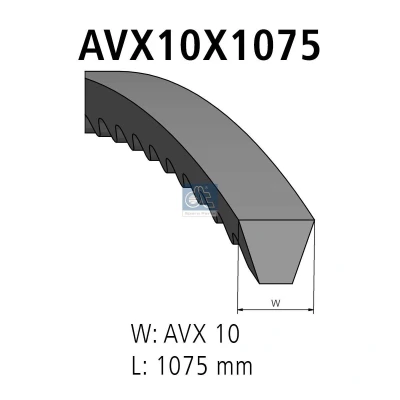 Afbeelding van Dt Spare Parts Poly V riemen kit 3.34268SP