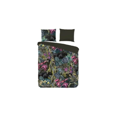 Afbeelding van Pure Dekbedovertrek &quot;bladeren / jungle&quot; Multi (240x200/220 cm) Microfiber