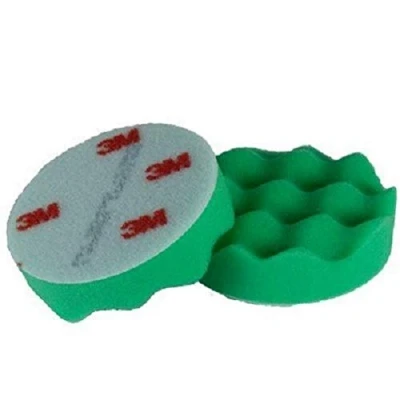 Afbeelding van 3m perfect it foam poets pad groen 74 mm 50499 4 stuks