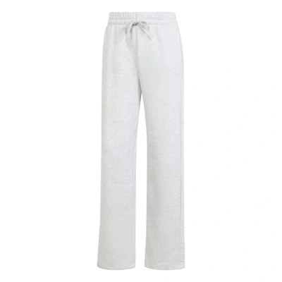 Afbeelding van adidas Dames ESSENTIALS SMALL LOGO FEEL COZY OPEN HEM PANTS, light grey heather/white, XXL