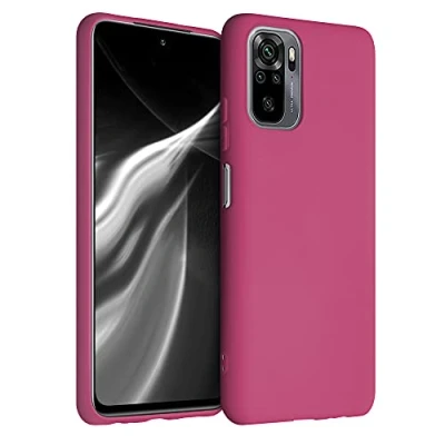 Afbeelding van kwmobile telefoonhoesje compatibel met Xiaomi Redmi Note 10 / 10S hoesje Zachte case voor smartphone Back cover in granaatappelrood