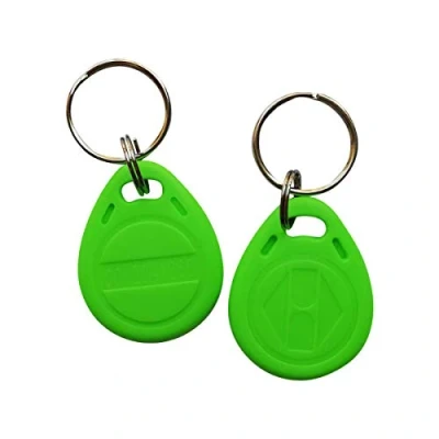 Afbeelding van rfid tag 125 khz sleutel Em4100 ABS Unieke ID (pak van 10) (Groen)
