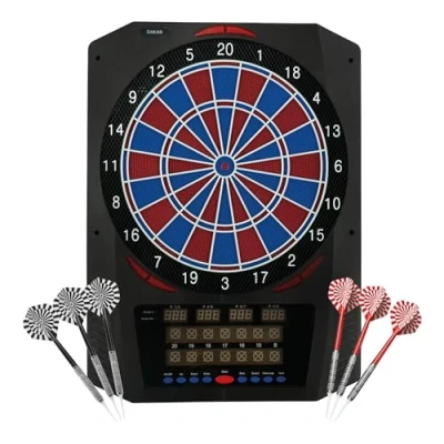 Afbeelding van KOTO Royal 580, Elektronisch Dartbord, Dartbord met Softtip Darts, E Darts Multiplayer, 36 spellen en meer dan 580 variaties, Professioneel Dartspel, DartSet.
