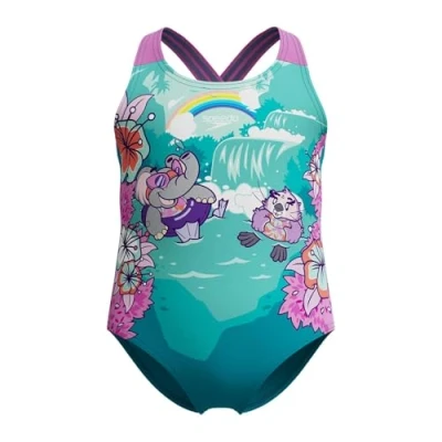Afbeelding van Speedo Girls Learn to Swim Printed Crossback