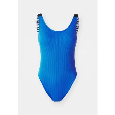 Afbeelding van Calvin Klein Swimwear Intense Power Scoop BACK ONE Piece Badpak, Dames, Maat: Medium, Patch of blue
